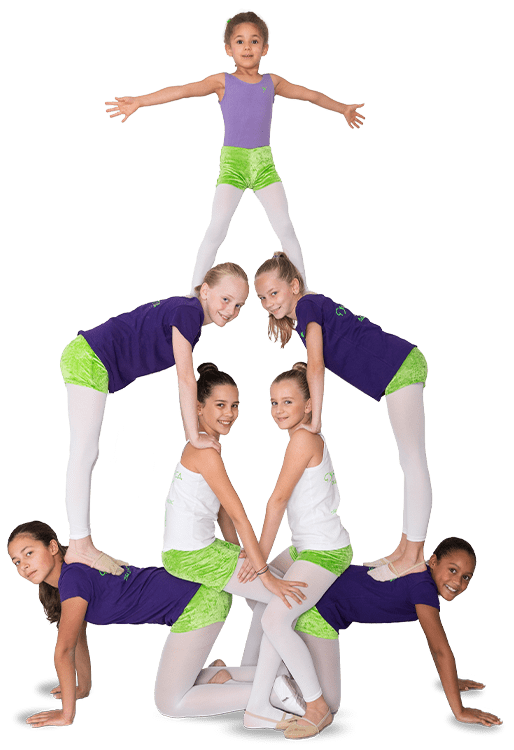 Sportakrobatik Trainingsklasse für Kinder Gymnastica Hamburg